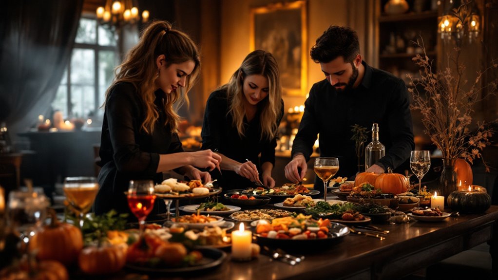 halloween corporate catering plan budget friendly dietary inclusive labeled timely