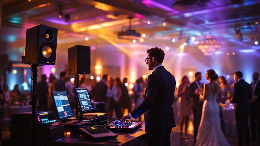 sound lighting backups photo booth